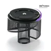 1PC Rotating Pen Holder Desktop Multi-functional Storage Box Metal Mesh360-degree Free Rotation Pen Holder Office Supplies 3