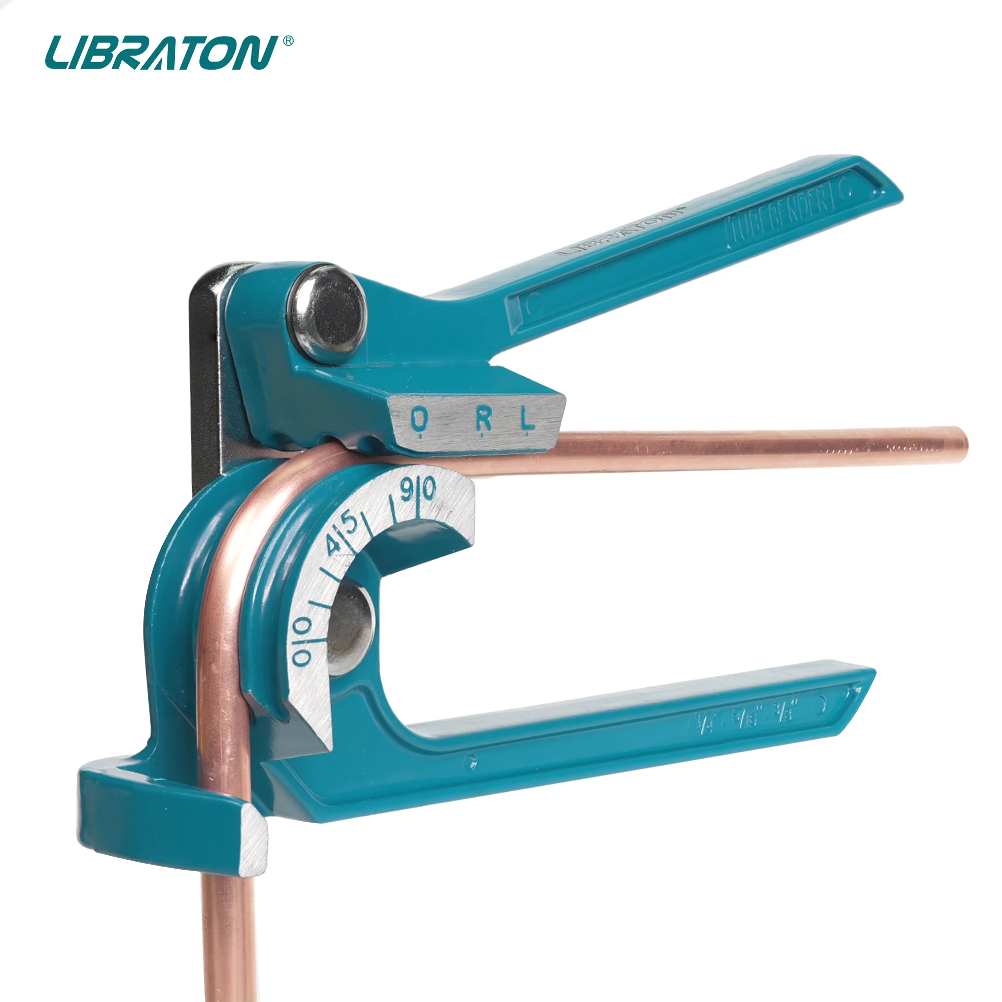 LIBRATON Tube Bender, Pipe Bender, 3-IN-1, 1/4"(6mm), 5/16"(8mm), 3/8"(10mm), for Copper, Brass, Aluminum and Thin Steel Pipes