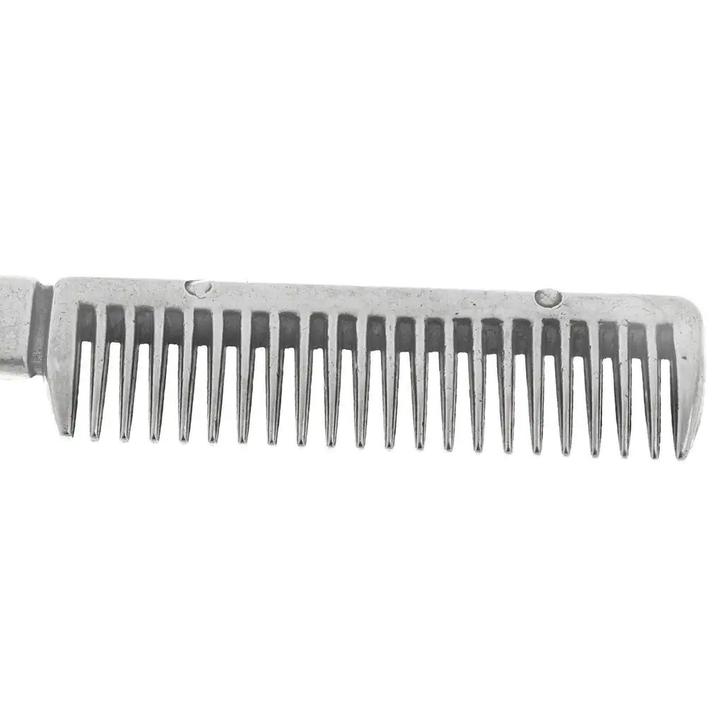 

2/3/5 Stainless Steel Polished Horse Pony Grooming Comb Tool Currycomb Durable