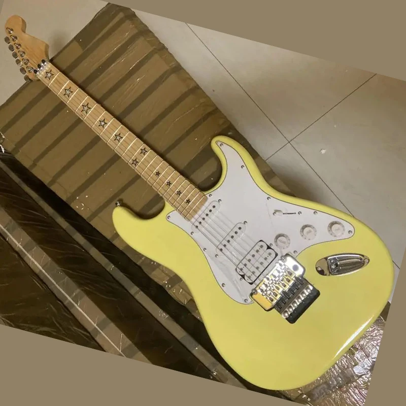 Nuova Chitarra Fretboard Pentagramma Double Roll Stratocaste-R Guitar