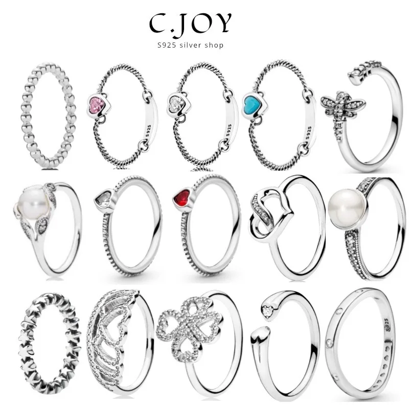 

Женское кольцо из серебра 100% пробы, с фианитом