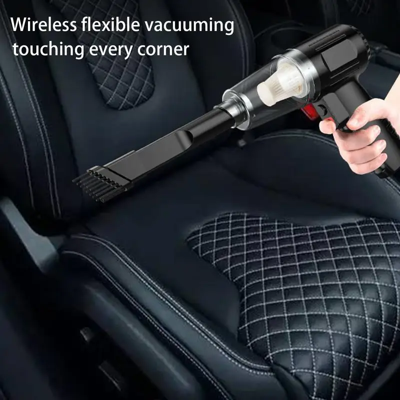 Portable Handheld USB Rechargeable Vacuum Cleaner for Auto Powerful 9000pa Suction Rechargeable Cordless Vacuum Car Supplies