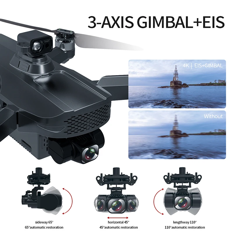 JINHENG 011 Drone, EIS#GIMBAL Without sideway 65" horizontal 45" lengthway 110" 65