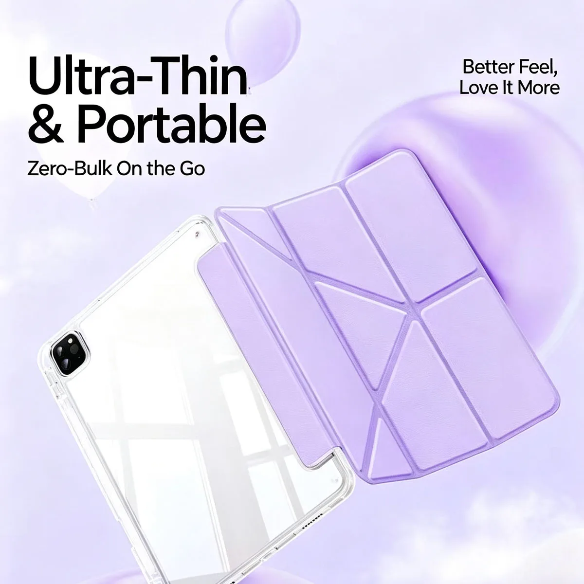 Enhanced Flip Clear Cover - Versatile and Stylish Protection