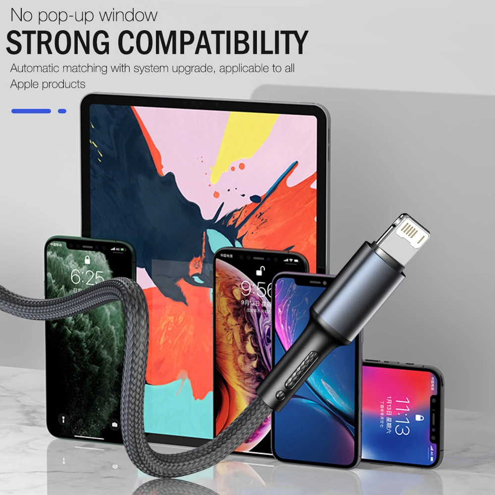 Premium Fast Charging Braided USB Charger Cable - 3m Long Data Cord