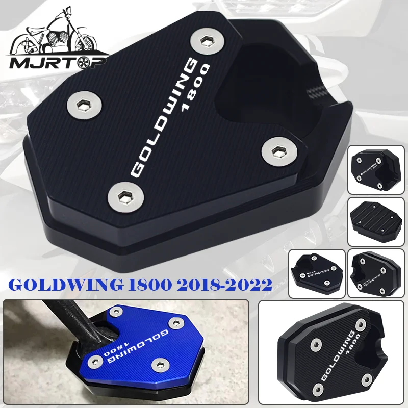 

2024 NEW Motorcycle Foot Side Stand Enlarger Kickstand Pad Plate Support Extension For HONDA GOLDWING 1800 Goldwing1800 GL1800