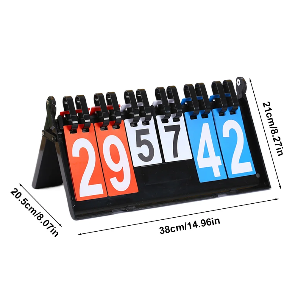 Tabletops Scoring Board Portable Tabletops Scoreboard Flipper MultiSports Score Flip Scoreboard Easily Flip Score Keepers Board sports scoreboard