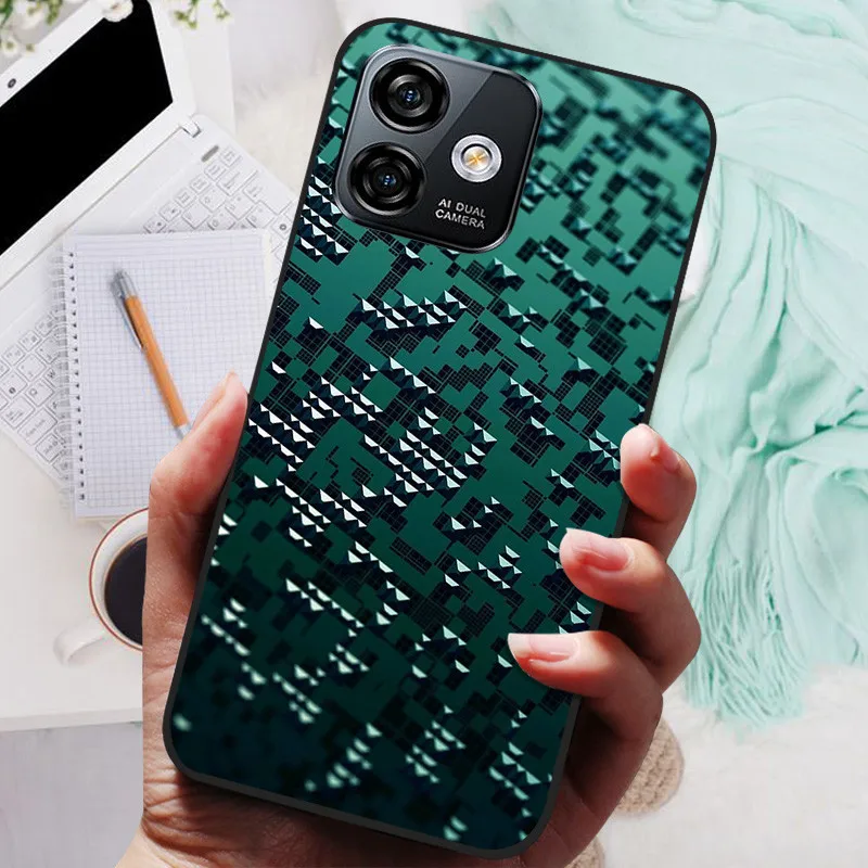 Soft TPU Silicone Shockproof Phone Case Bumper - 6.52 Protective Cover