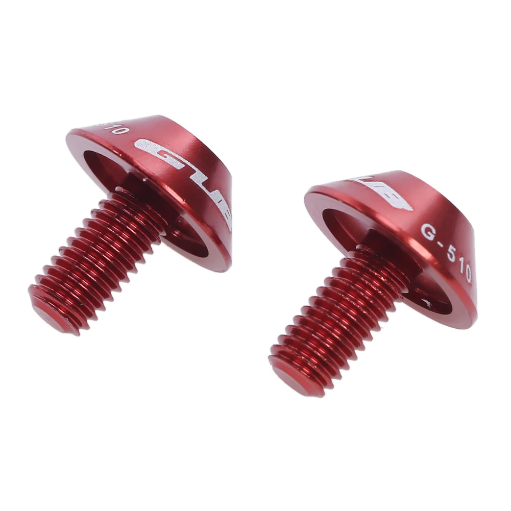 Bicycle Bottle Cage Screws 2pcs Aluminum Mountain Bike Water Bottle Holder Cage Screw Bolts M5x12mm