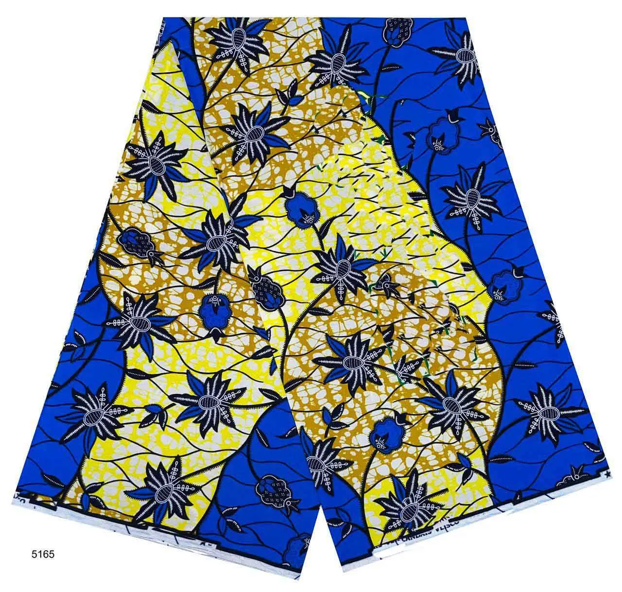 100% Cotton 6yards African Wax Fabric Veritable Wax Nigerian Ankara Block Prints Batik Fabric Hollandais Dutch Pagne 3