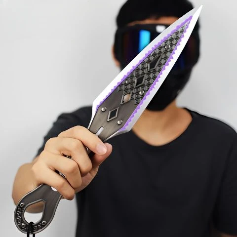 Apex Legends Wraith Heirloom Weapon Kunai Game Sword Metal Ornaments Boy Gifts Kids Toys 22cm
