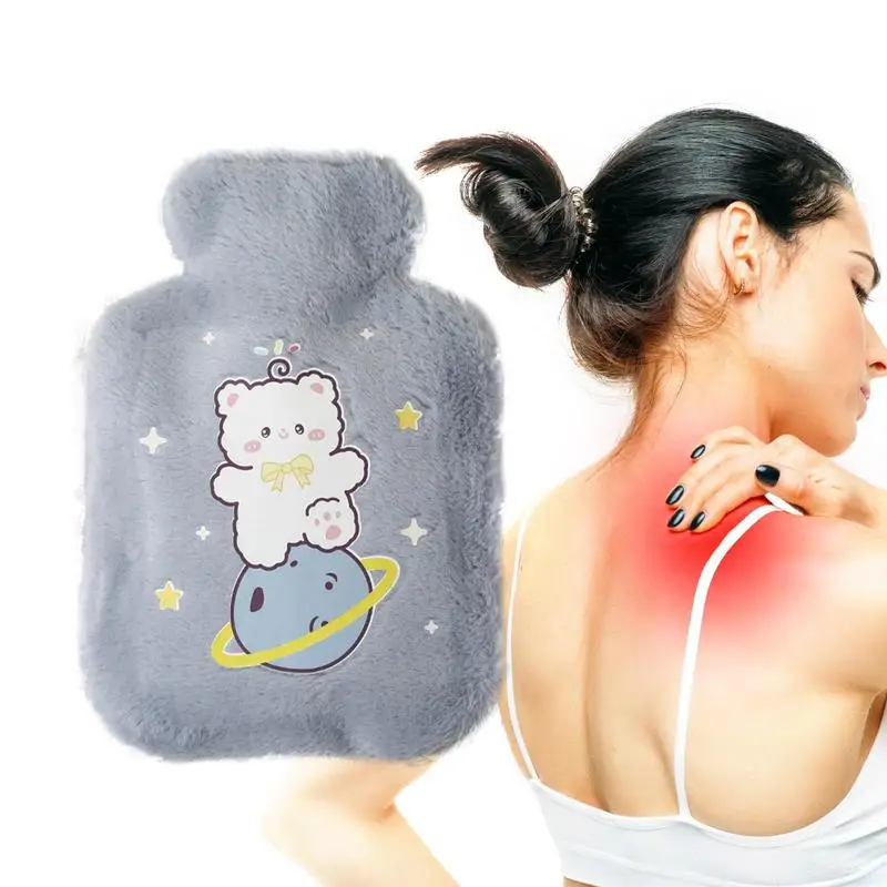 

Hot Water BottleExplosion-proof plush hot water bag water-filled hand warmer thickened cartoon hot water bag Hotwater Bottle