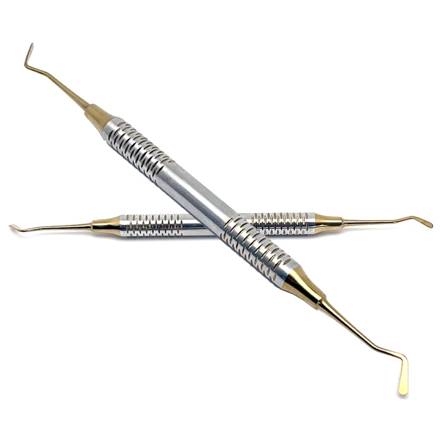 High Quality Stainless Steel Dental Composite Resin Filling Tools Dentist Double-Head Restoration Instrument Tools