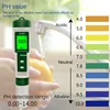 10 in 1 Water Quality Monitor PH/EC/TDS/ORP/H2/Fertile/Salinity/S.G/Resistivity/Temp Multifunction Tester for Aquariums Pools 4