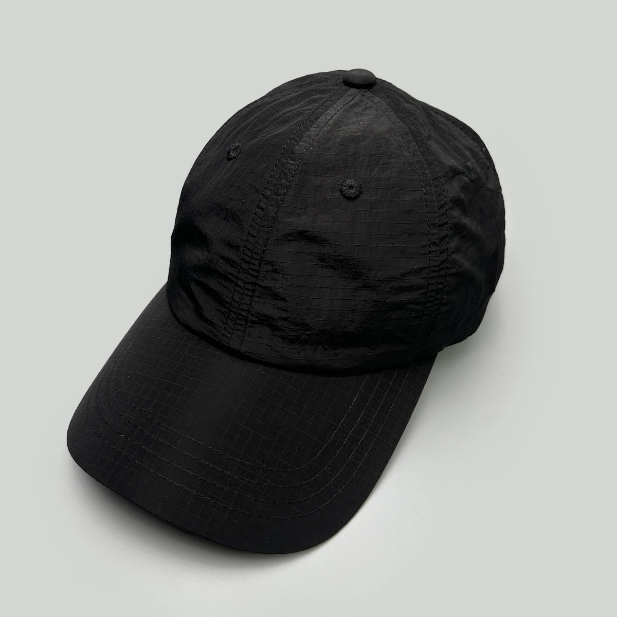 Schnelltrocknende kleine karierte Baseballkappen – Neu, Unisex, Sonnenschutz, atmungsaktiv, schlicht, vielseitig, modisch, für Reisen, Outdoor-Schirmmützen – Detail 7