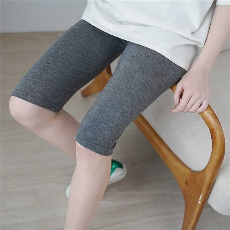 New Modal Cotton plus Size Elastic Five-Point Pants Women's Straight Loose Versatile Fat MM Casual Home Shorts Summer