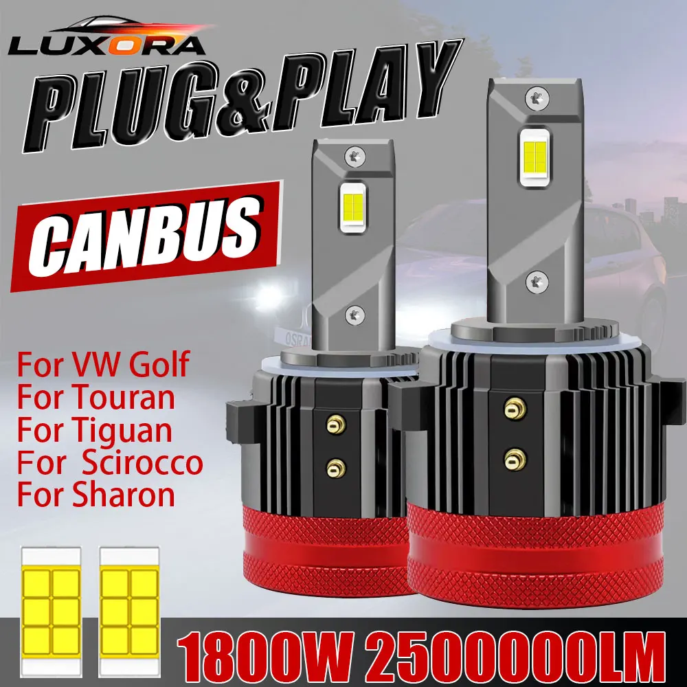High and Low Beam H7 LED Headlight Bulbs - Advanced Canbus Halogen Replacement System