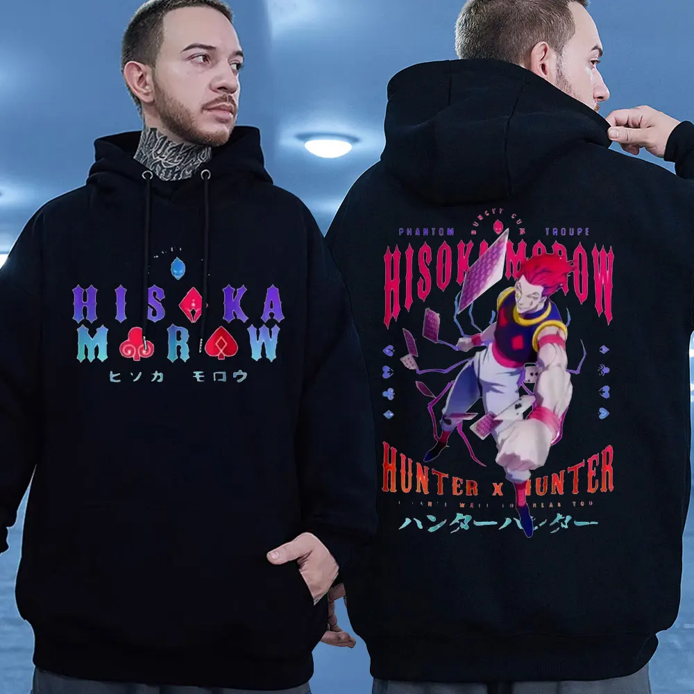 

Japanese Anime Hunter X Hunter Killua Graphics Printed Hoodies Autumn Winter Sweatshirts Fashion Hisoka Manga Hoodie Pullover