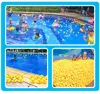 2PC Mini Yellow Duck Rubber DuckCar Decoration Toy  Ducky Water  Floating Pool Fishing Play Set for Kids 4