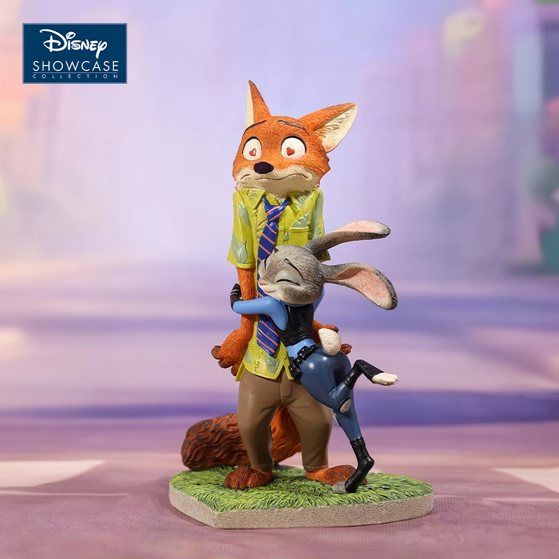 Authentic Disney Zootopia Judy And Nick Embrace Figurine