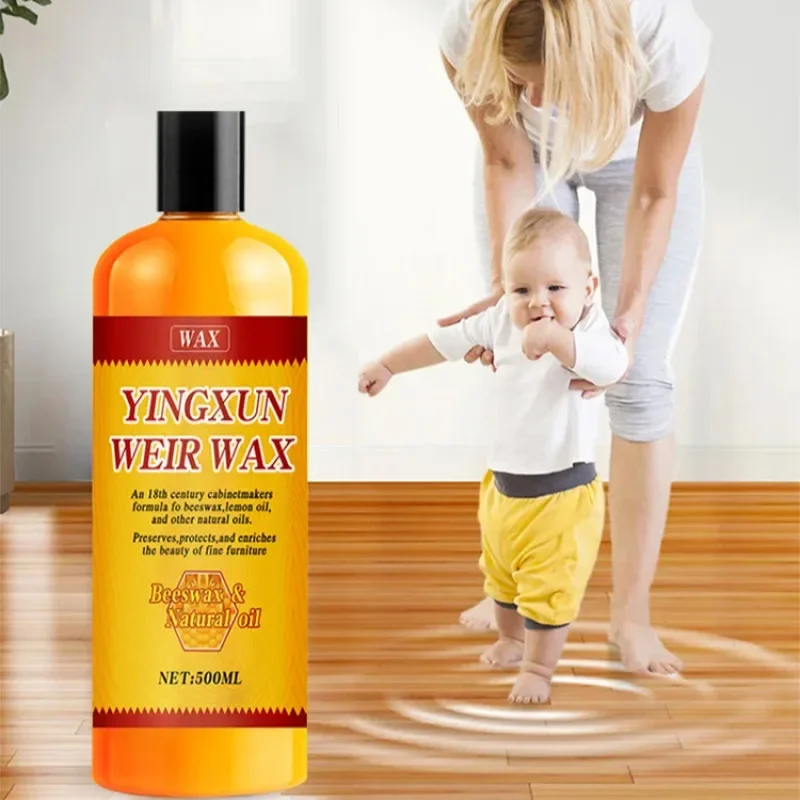 Beeswax Polishing Spray Wood Floor Maintenance Wax Floor Cleaner Care Essential Oil Furniture Care Polishing Beeswax Brightening Wear-Resistant Wooden