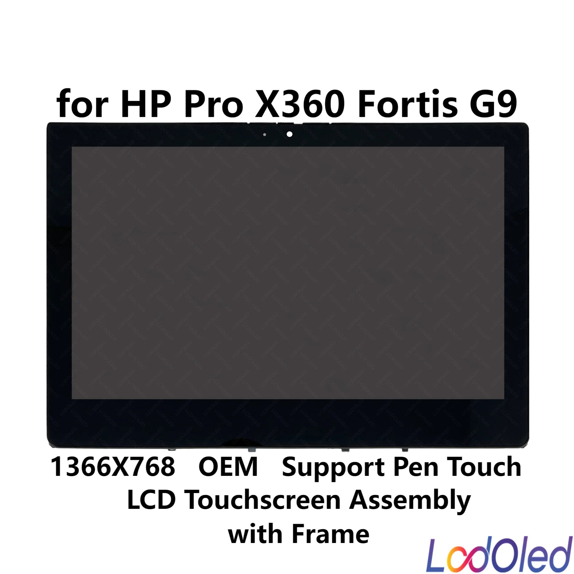 Lcd Touchscreen Digitador de Vidro Montagem de Exibição para hp Pro X360 Fortis 11 g9 w Bisel com Caneta 11.6 1366×768 30 Pinos