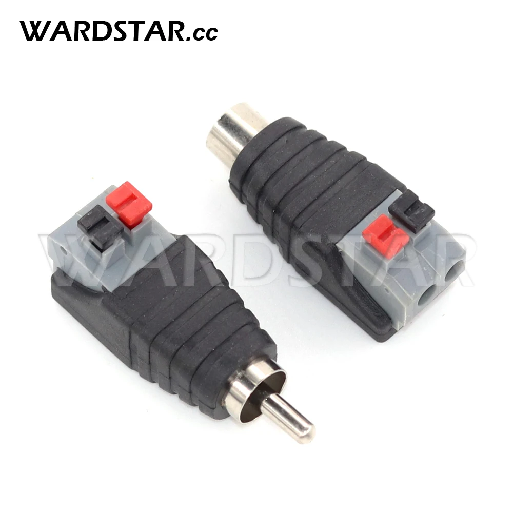 4 Adattatori RCA A Terminale A Vite - Per Altoparlanti, Subwoofer, CCTV, Collegamento Senza Saldatura - Foto 6