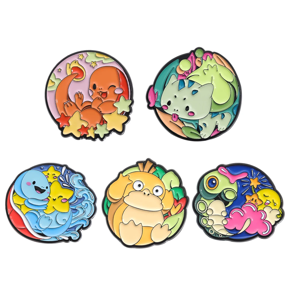 

Cute Badges Lapel Pins for Backpacks Metal Enamel Pin Brooches for Women Men Fashion Jewelry Accessories Gifts