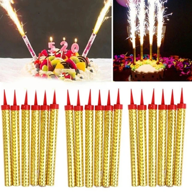 6pcs Cake Candles Birthday Wedding Party Baby Shower Cake ...