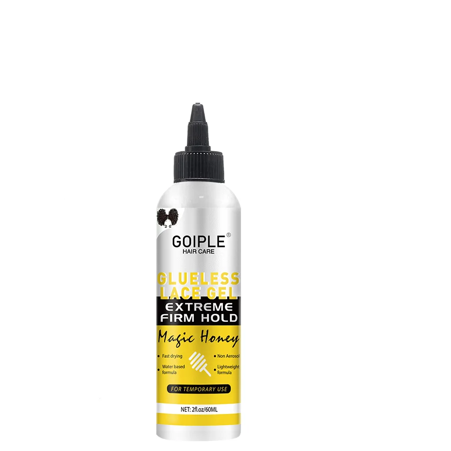 GOIPLE 2fl.oz Fast-Drying Washable Lace Gel for Extreme Firm Hold with Natural Finish