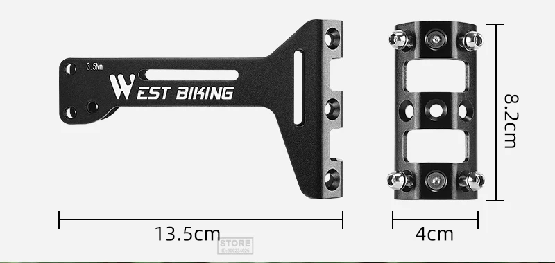 Description Picture 5 of itemWEST BIKING Double Cup Bicycle Water Bottle Cage Saddle Extension Holder Cycling Kettle Brackets MTB Road Bike Accessories Parts