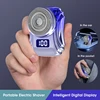 Mini Shaver Electric Waterproof Shaver Portable Male Travel Shaver with Digital Display USB Rechargeable Dry Wet Shave Razor 1