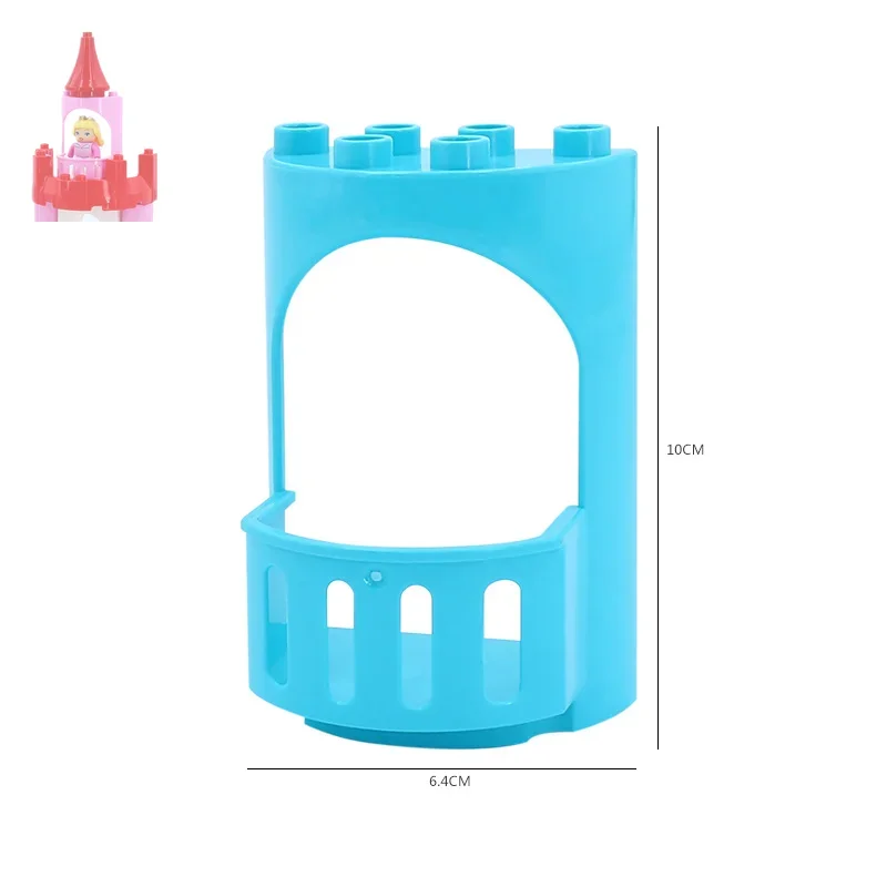 Enchanting Princess Castle Building Blocks Set - Creative Playhouse with Accessories