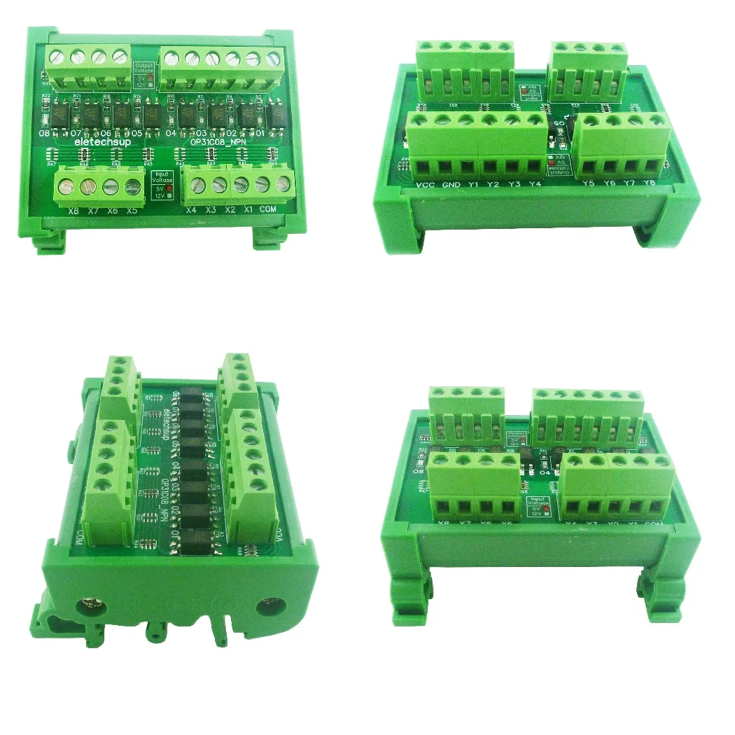 DC 3.3V/5V/12V/24V 디지털 로직 레벨 변환 모듈 PNP/NPN-NPN PNP MCU PLC IO 스위치 신호 절연 보호 보드