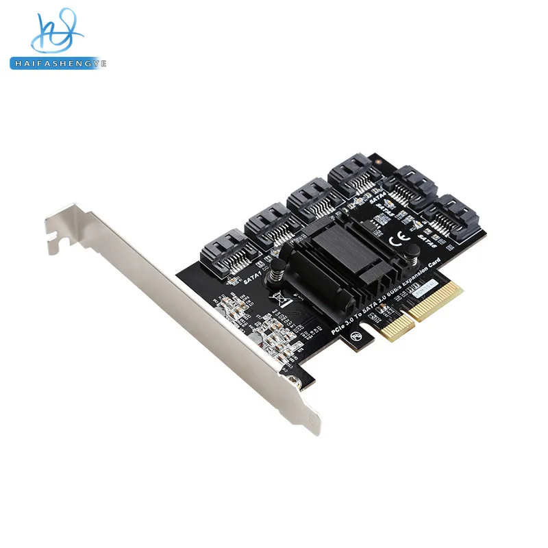 DIEWU PCIE to 6 Ʈ SATA 3.0 ϵ ũ Ȯ ī, NAS Qunhui, MAC,  
