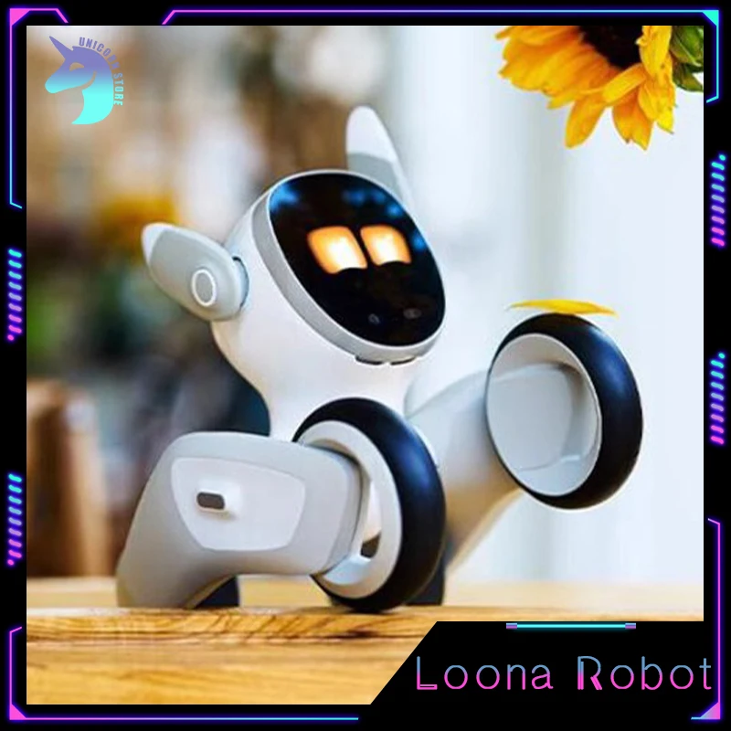 

LOONA Smart Robot Dog Intelligent Emopet Robots Accompany Voice Machine Compatible Game Monitor Electronic Toy For Children Gift