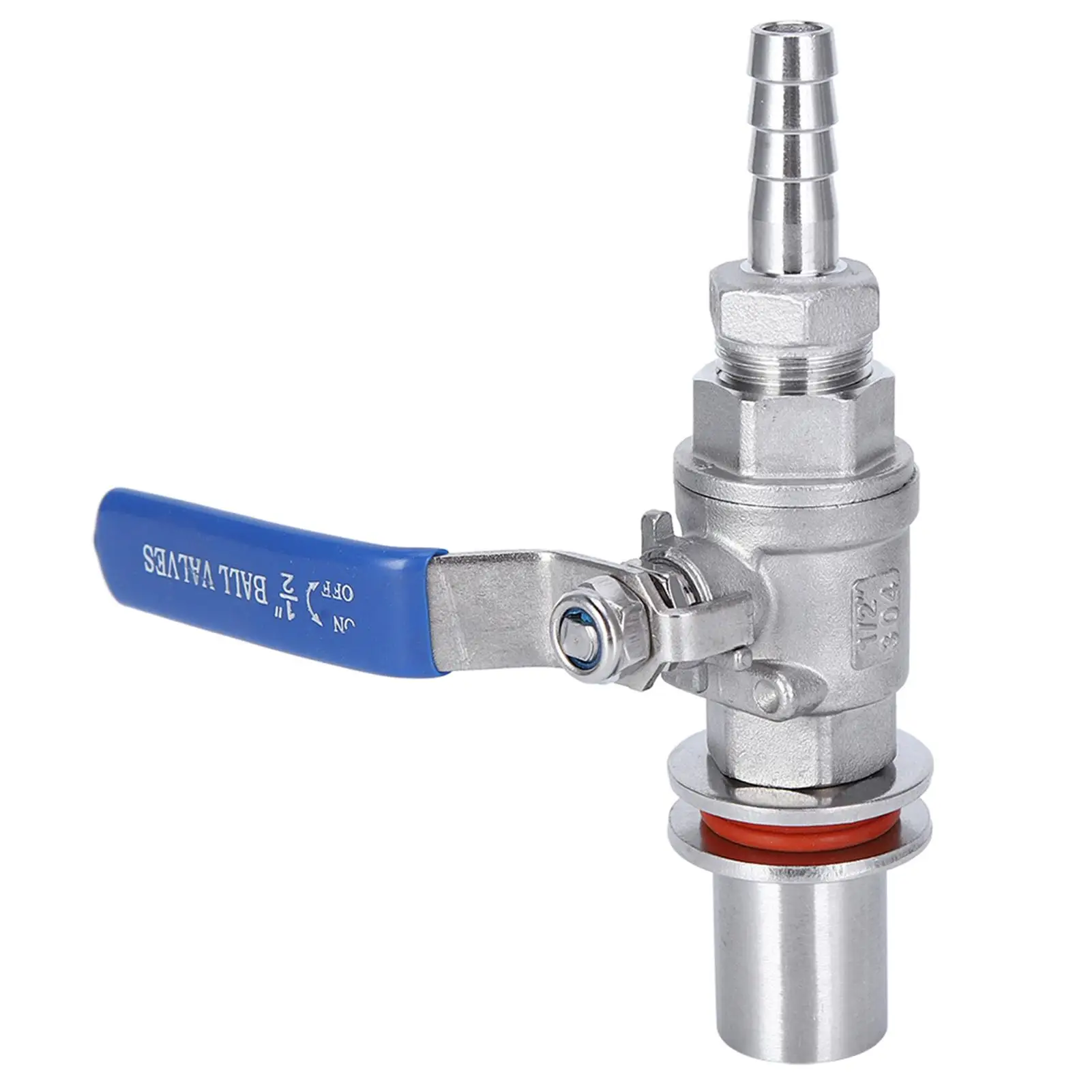 304 Stainless Steel 1/2in Female Thread Beer Kettle Valve-Essential Brewing Accessory for Homebrewing