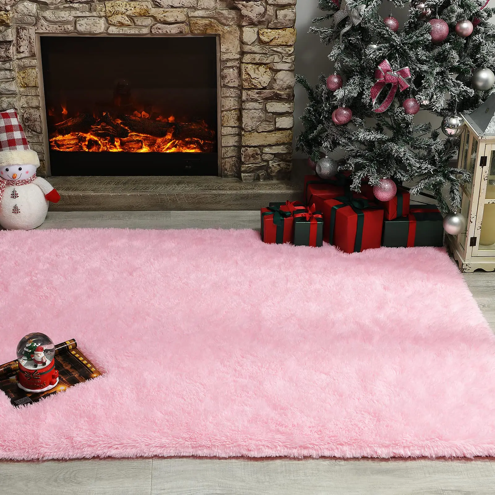 Long Plush Carpet For Living Room Modern Sofa Mat Fluffy Children Bedroom Bedside Rugs Gray Balcony Kids Crawling Cushion Beige 3