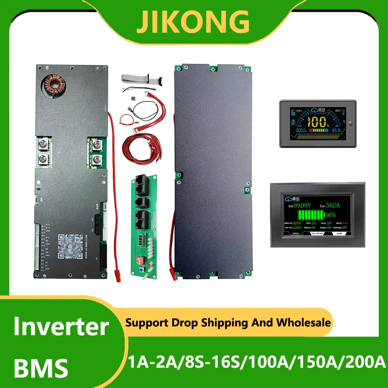JK BMS Inverter V19 16S 48V JK-PB2A16S20P 2A Active Balance Lifepo4 ...