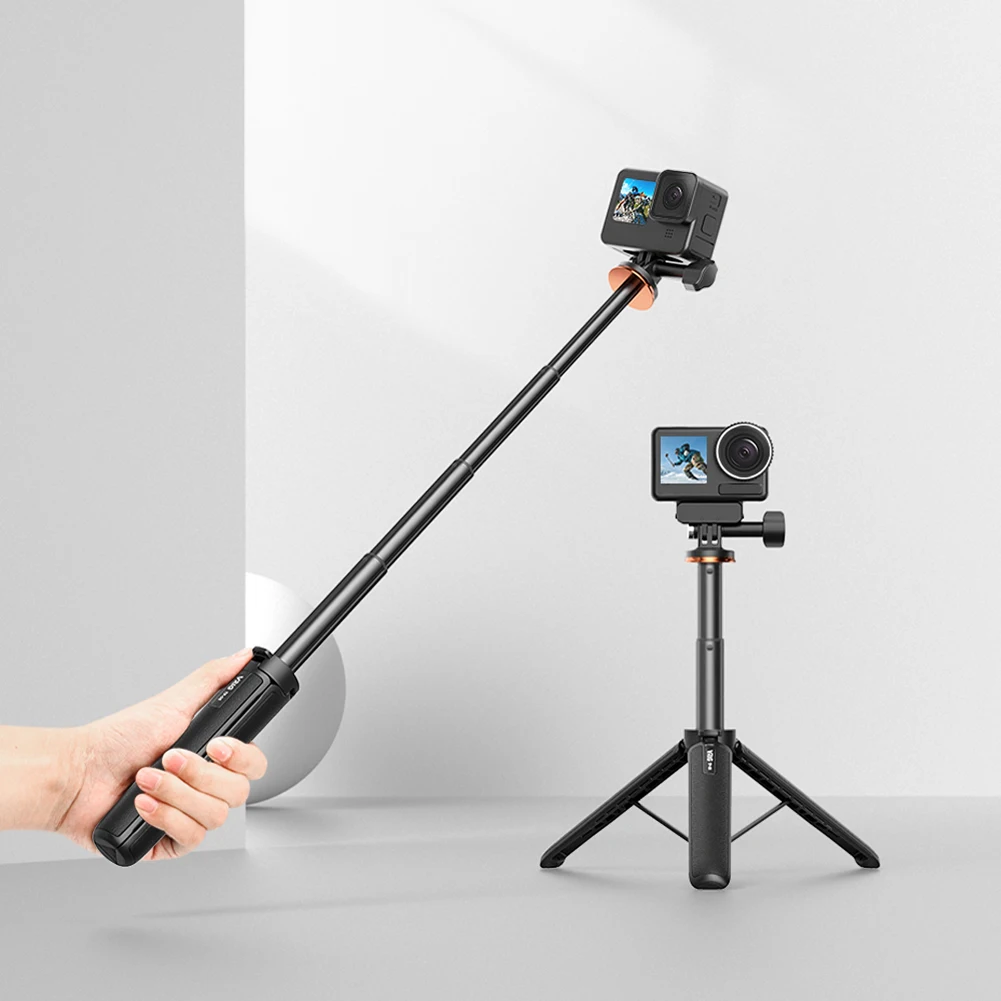 Selfie Stick Tripod Extension Rod Telescopic Extension Rod Pole Bar Adjustable with 1/4inch Thread for DJI Osmo Pocket 3