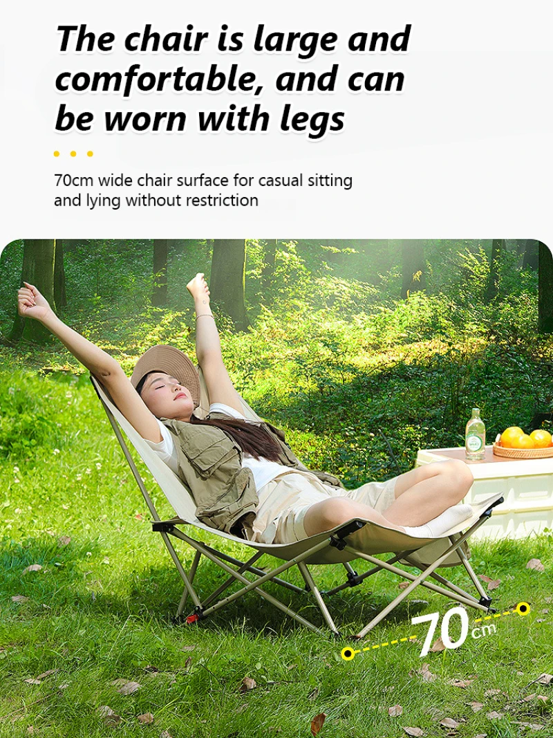 Outdoor Portable Folding Chair Camping Outing Lightweight