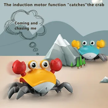 Engaging Interactive Dancing Crab Dog Toy with Musical Sounds - Entertaining and Stimulating Pet Toy for Dogs and Cats - Keeps Y 3