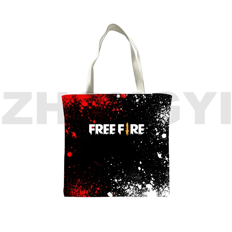 

Free Fire Garena Crossbody Bags for Women Shoulder Bag Fashion Foldable Shopping Bag 3D Free Fire Messenger Bag Anime Canvas Bag