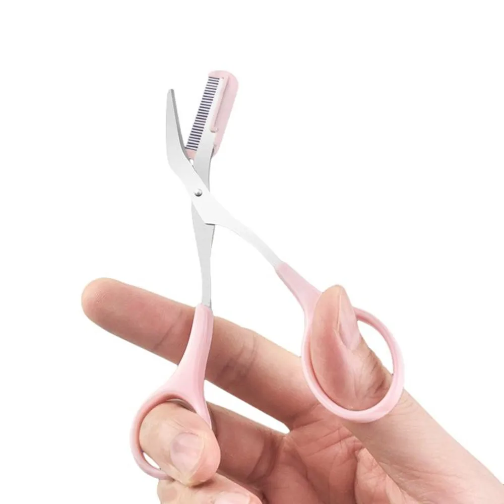 Eyebrow Trimmer Set Eyebrow Trimmer Eyebrow Razor Set Hair Shaver Eyebrow Razor Facial Hair Remover Eyebrow Scissors Hair Remover Eyebrow Trimmer Blade Face Shaver Eyebrow Trimming Knife Eyebrow Face Razor Scissors Brow Comb Trimmer Scraper Women Professional Beauty Makeup Tools