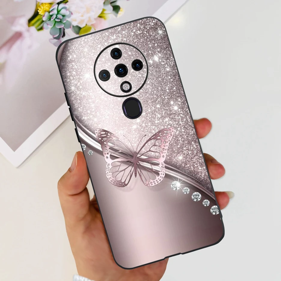 Cute Fashion Painted Soft Silicone Phone Case with Bumper 6.8