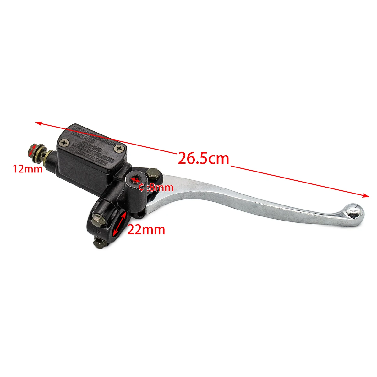 

22mm Right Clutch Lever For Pocket Bike Electric Motorcycle Accessories Aluminium Handle