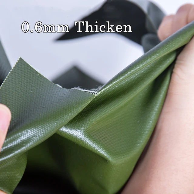 1*1 M Sűrű Vászon Esőkikötő Ponyvás Teherautó Ipari Lombkorona Tarp Kültéri Napfényes Napfény És Eső Borítás - Image 4