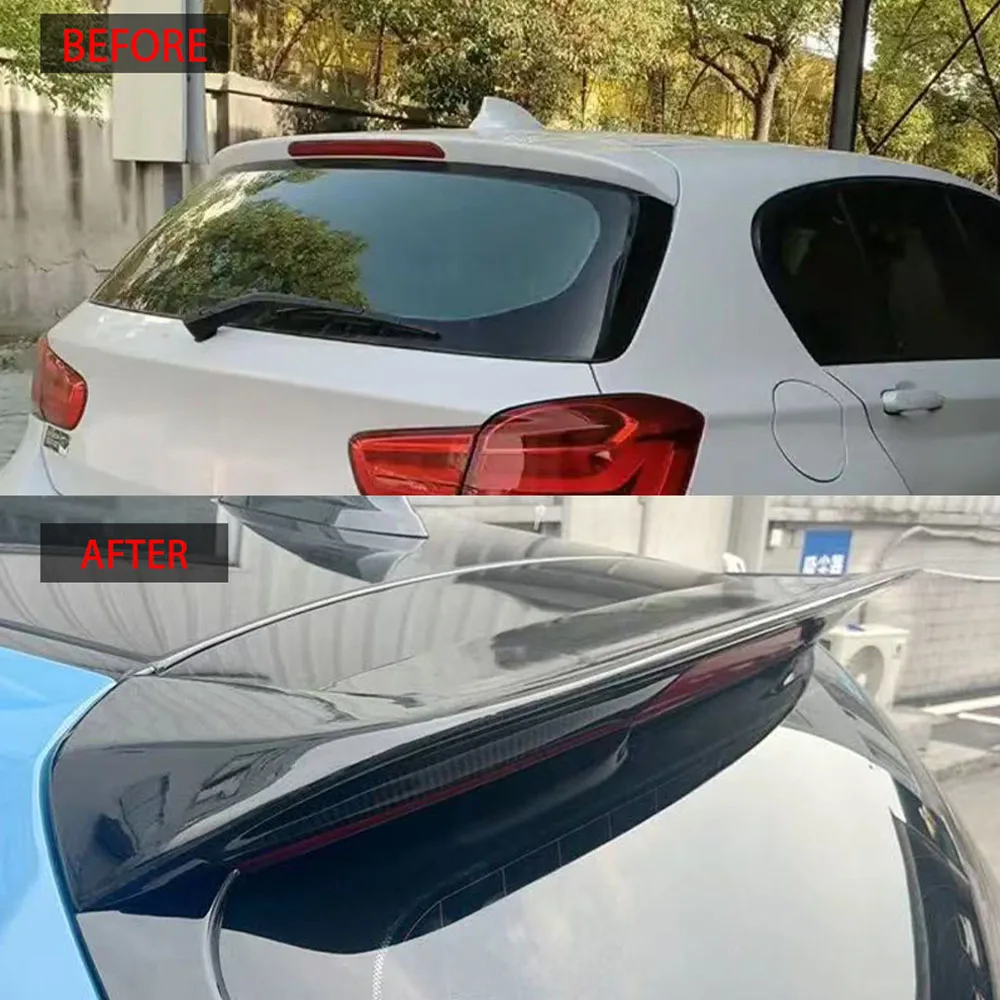 Spoiler per Auto Stile MP per BMW F20 Hatchback 2012-2019, Alettone Posteriore per Tetto e Bagagliaio, Accessori Auto Tuning - immagine 3