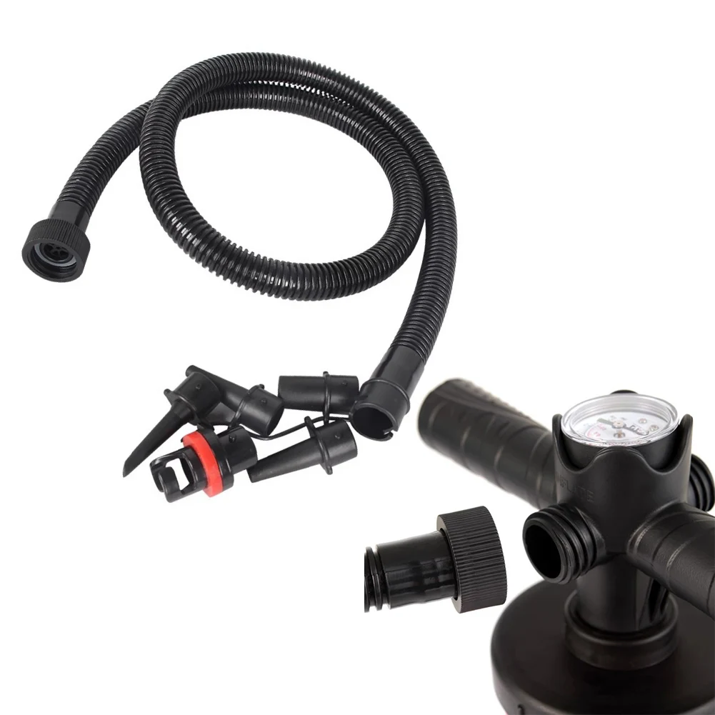 Schlauch für aufblasbare Produkte, Paddle-Board-Schlauch, aufblasbarer Luftpumpenschlauch, geeignet für aufblasbare Matratzen, 5 Düsen im Lieferumfang enthalten – Detail 11