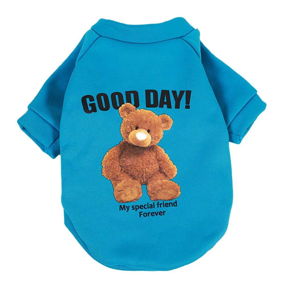 

Cartoon Bear Dog Hoodies Lovely Pet Dogs Clothes For Small Medium Dogs Autumn Winter Puppy Sweatshirt Chihuahua Teddy T Shirt